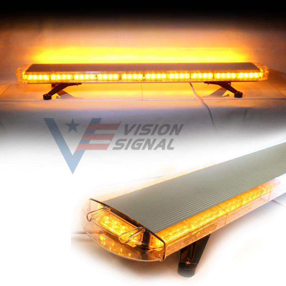 88LED长排警示灯 大功率工程车爆闪灯 12-24V 88W车顶灯频闪灯