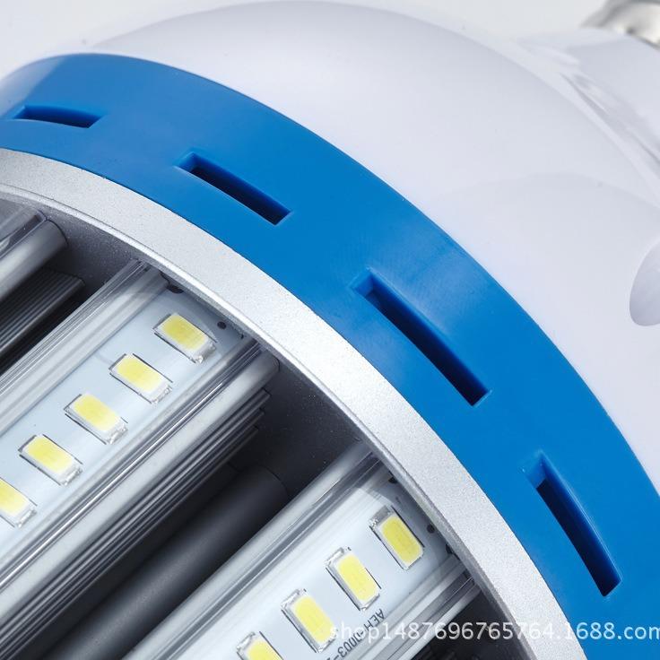 LED铝材带罩玉米灯1外壳套件大件功率灯泡灯庭院路YM-C120W灯光源
