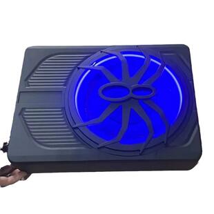 Z10带灯蜘蛛车载低音炮0寸重低响音改装 超薄座0椅下80W有源1功放