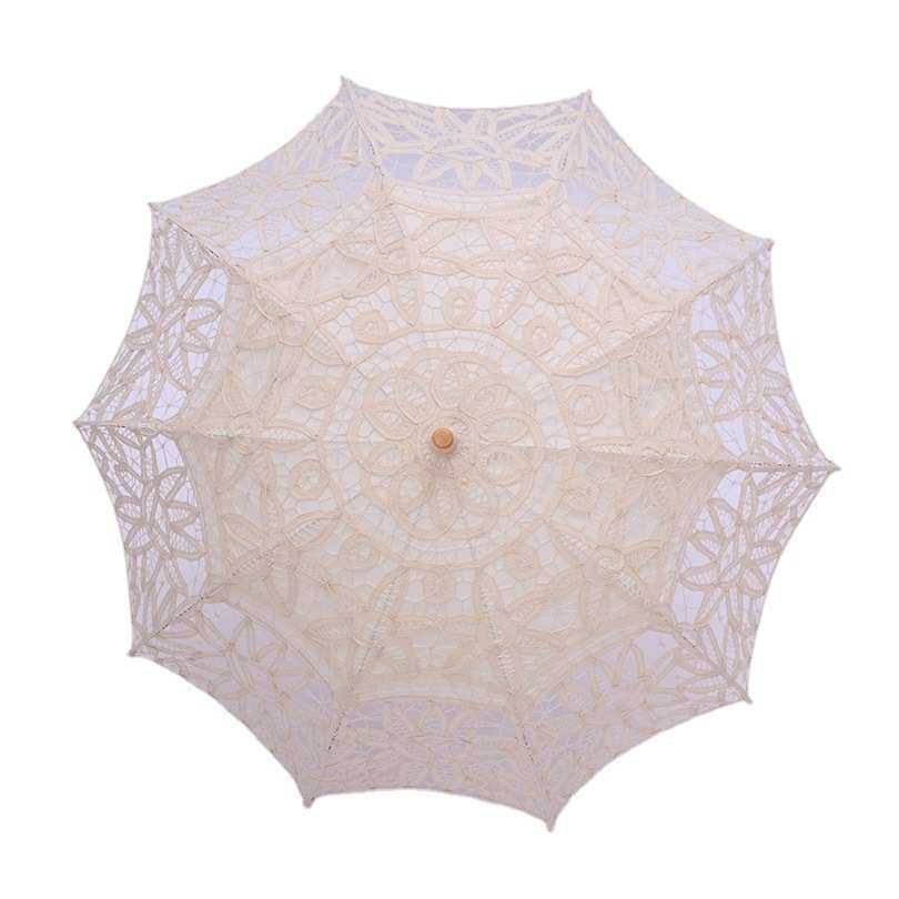 复古创意新娘伞 婚庆木柄直杆公主伞 田园米色蕾丝伞 棉布摄影伞,家居饰品,工艺伞,淘宝优惠券,粉丝福利购,淘宝优惠卷