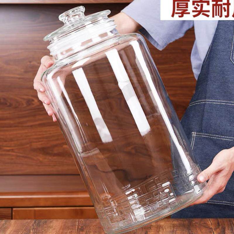 泡酒玻璃瓶加厚密封罐家用5斤10斤20斤40斤酒瓶酒坛