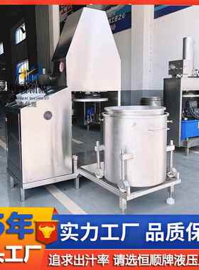 高泡制 粮食酒糟压HS-100L滤机深度酵拉丝发糯米酒粱工业榨汁机