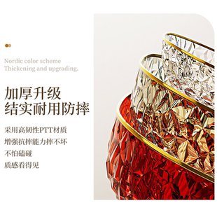 轻奢水果盘家用客厅茶几糖果盘摆件高档零食摆放盘高颜值果盘 新款