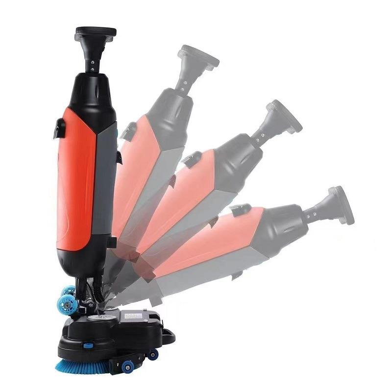 洗拖SOA吸一擦地机市餐店厅酒商用超无线手推式双刷迷你体洗地机