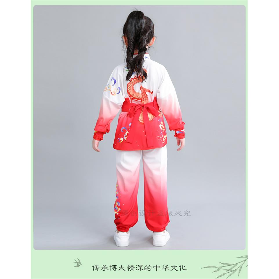 高档新款儿童武术表演出服幼一儿园学生团男女训六练体运动会比赛