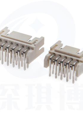 双排卧式90度排弯针PH间D2双OCF0mm距连.接器接插件