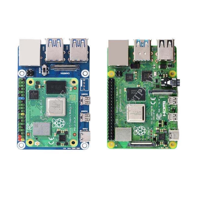 树莓派CM4转Pi4B转接板 CM4底板扩展板 兼容树莓派4B外形