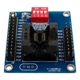 烧写座 TSSOP20 编程座 下载器 脱机编程器 测试座 STM8S