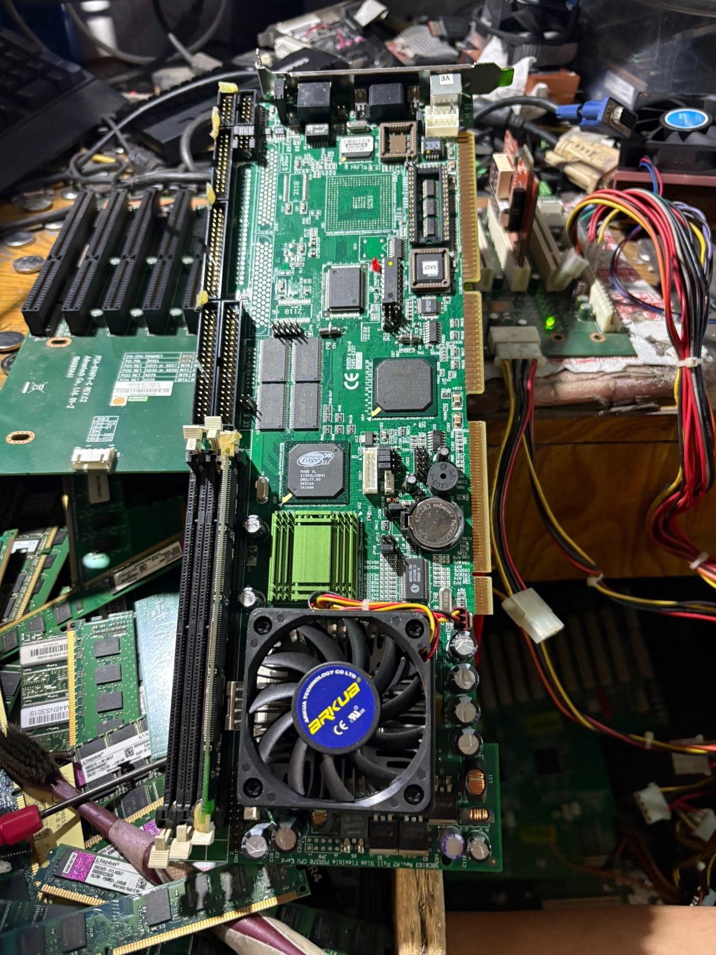 艾讯工控主板 SBC8163 REV.A2 单网囗 拆机原装