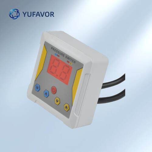 YF-PC10智能空压机数显压力开关电子控制器电接点压力表自动启停
