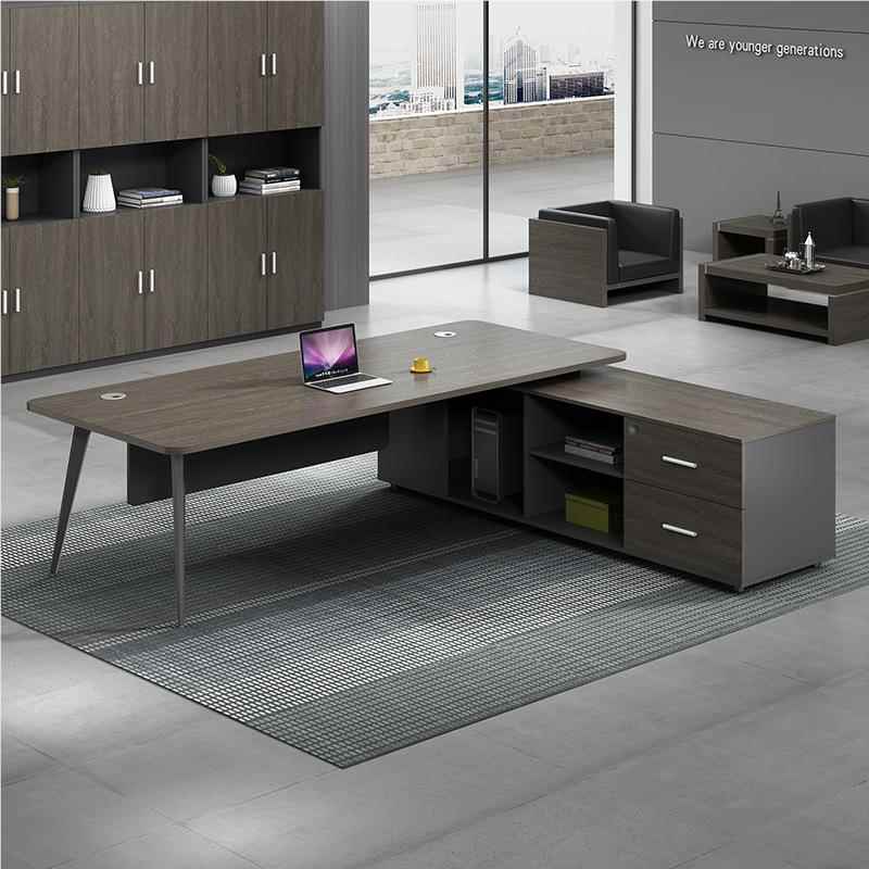 办室板办公大老桌总裁桌公班台简约现代JLZ-21-6主管经理桌办公桌