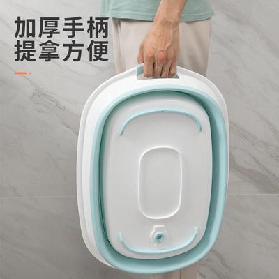 可折叠洗衣盆加厚耐用婴儿特大号搓衣板宝宝长方形塑料水盆洗鞋盆