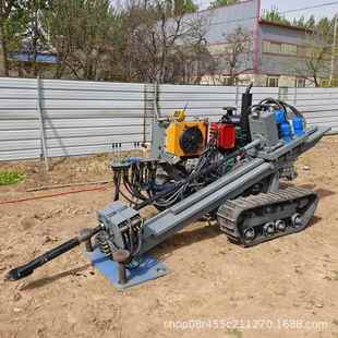 小型水平定向钻机穿马路钻孔拖管拉管机自来水管穿越机器