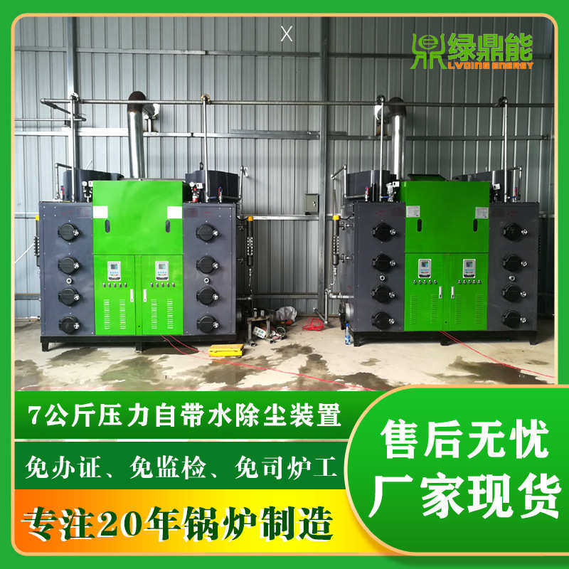 小型立式80-600kg全自动生物颗粒锅炉生物质蒸汽发生器颗粒蒸汽机