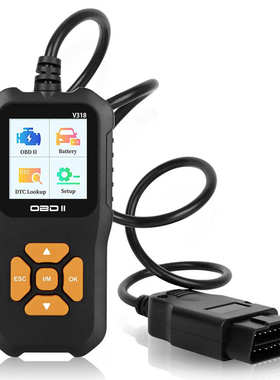 厂家直销CAR OBDII SCANNER彩屏10种语言UKCA/CE认证V318 汽车故