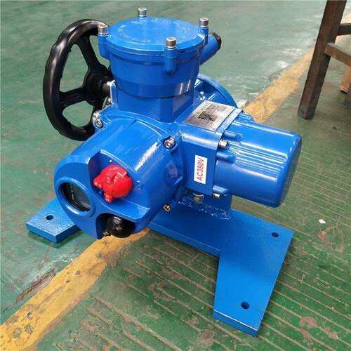 贝尔角座式角行程电动执行机构底座拐臂式间连执行器900NM