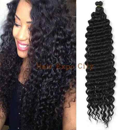 拉美卷白人假发Pre Stretched Crochet Deep Twist Hair 22-28
