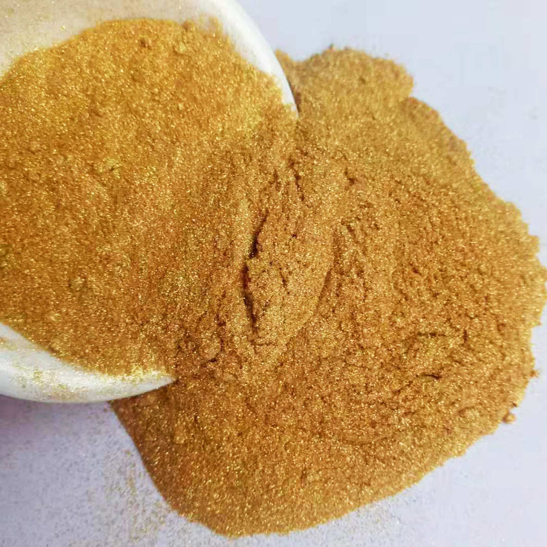 涂料珠光粉烫金珠光颜料闪亮装饰雕塑用金色珠光粉量大优惠