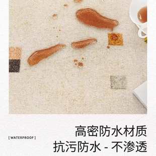 高级简约客厅沙发地 地毯客厅沙发茶几垫子复古奶油风免洗地毯法式