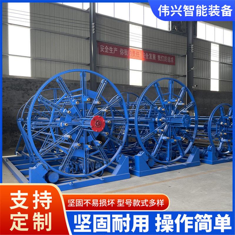机水泥管钢管筋笼滚焊机管道涵检查井自动焊接成型钢筋滚笼机