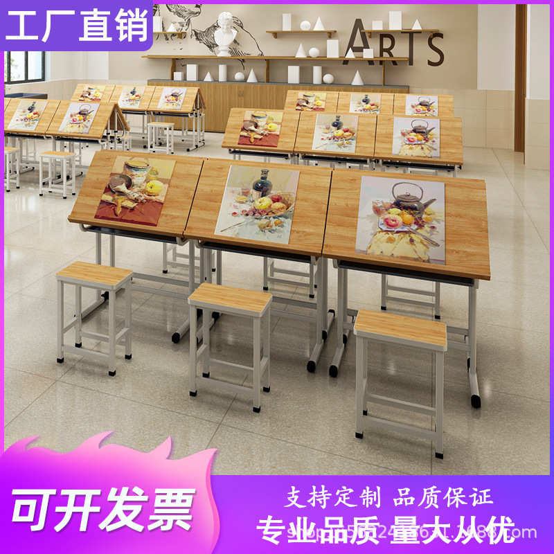 桌绘图美术简易专业专用升降拼图制图电脑桌绘画建筑生画架工作台