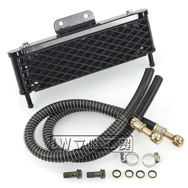 越野摩托车沙滩车改装配件散热器系统油冷器110-160cc油冷冷却器