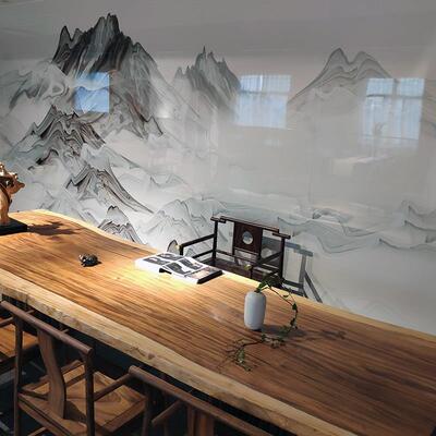 胡画桃木实木原010木大茶桌茶台办书桌整块茶板板公工作台奥坎黑