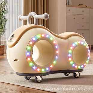 儿童玩具车 6岁男女宝宝可坐可滑 儿童花生车溜溜车1