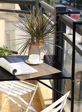 阳台栏杆悬挂折叠升降电脑10230897家用小桌吧台桌书桌餐桌桌户外