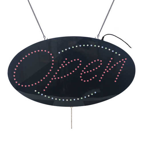 灯箱LED广告招牌广告牌批发出口 LED OPEN SIGN 38X68.5cm
