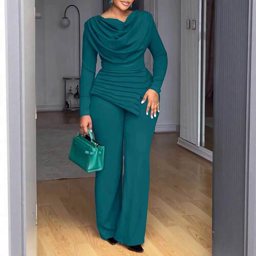 Women's New Slim Fit Fitted Long Sleeve Jumpsuit