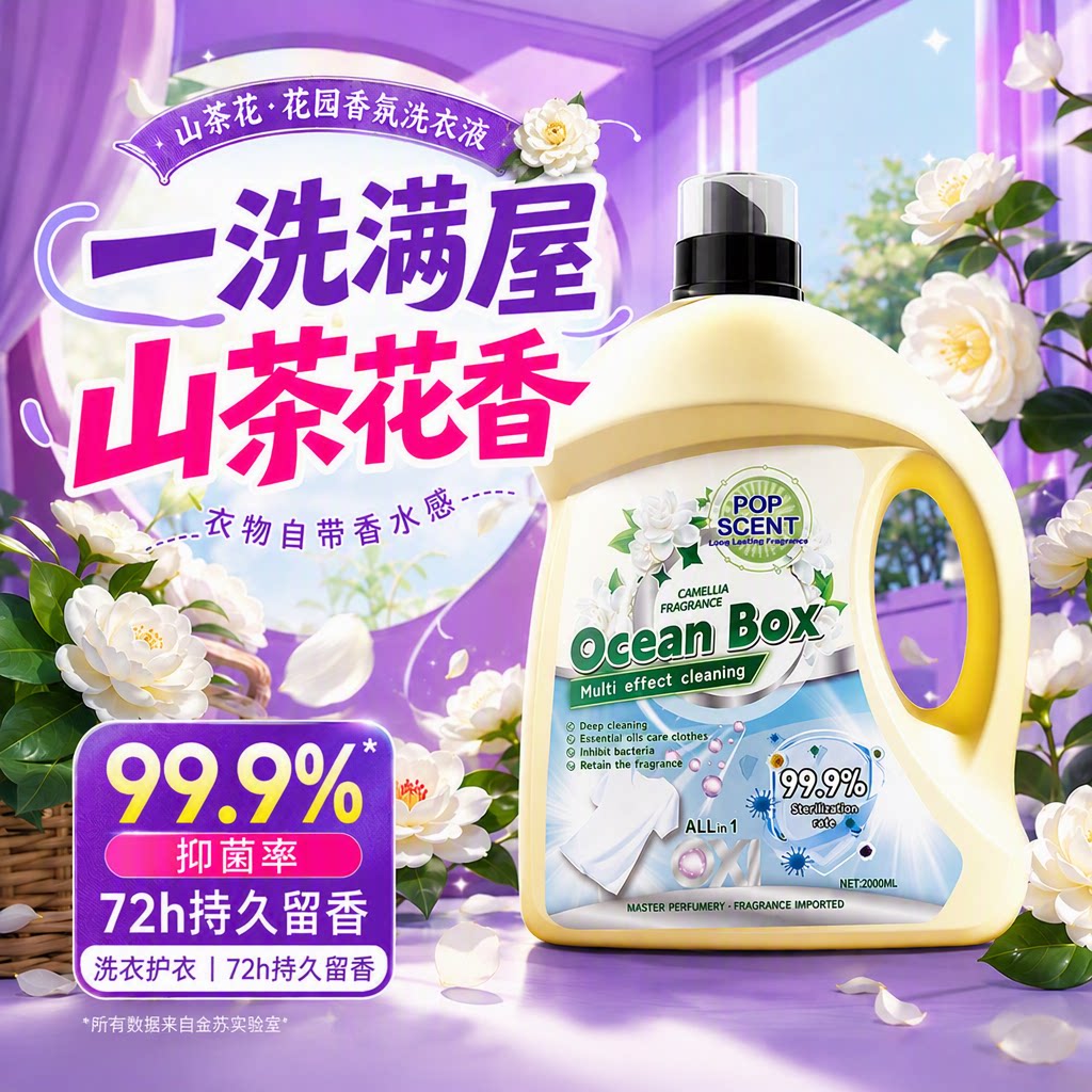 【小红书同款】山茶花香氛洗衣液