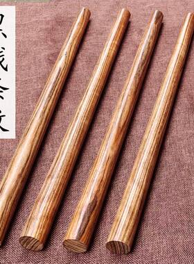 喀麦隆黑檀（古夷苏）木棍硬木圆棒木条料实木杆擀简约原木圆形长