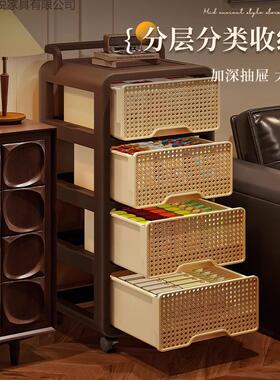 中风收纳柜架高wRT3QzcG档储落地置物家用客厅收纳架夹缝卧室免安