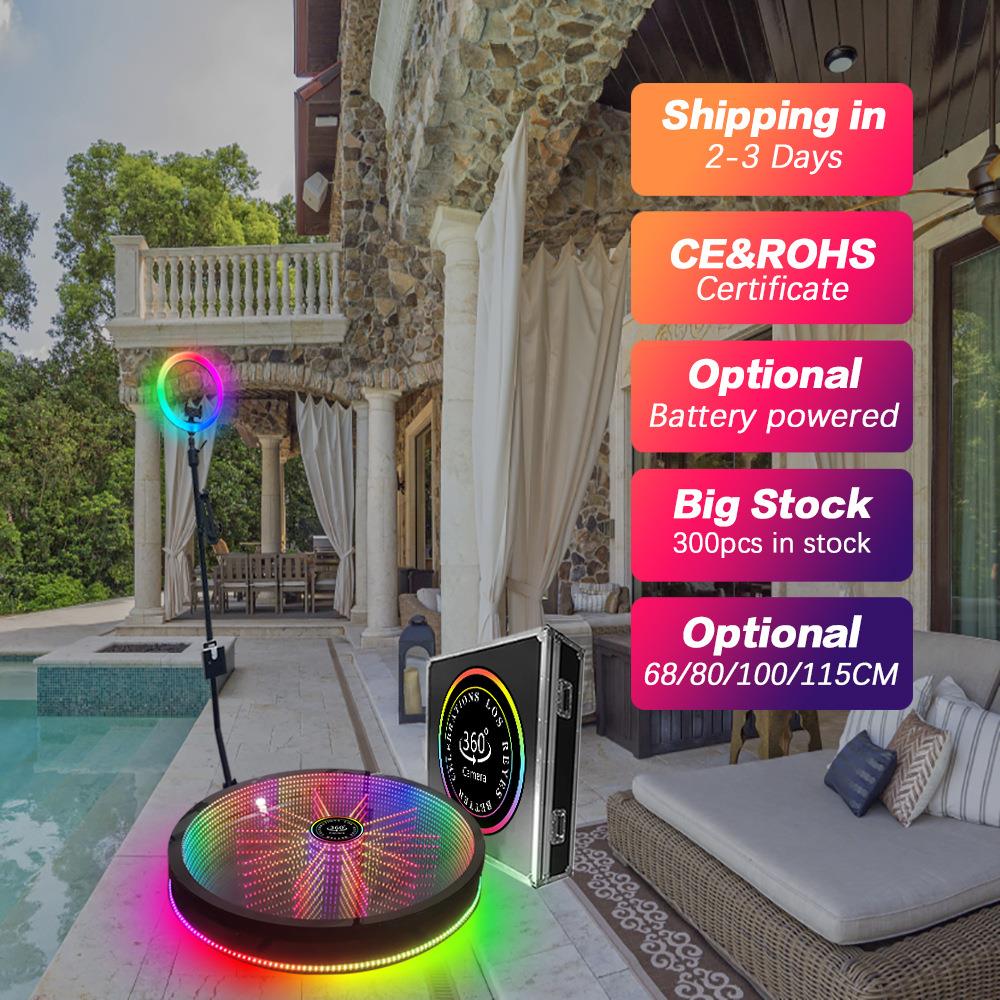 360photobooth拍照转盘360照相亭高品质环绕拍摄台新款360环拍