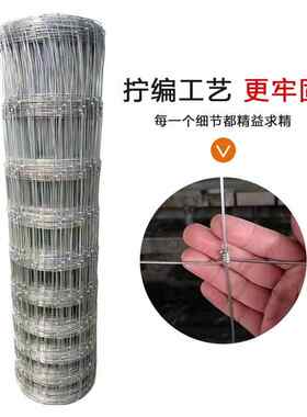 养殖网牛栏网圈地钢丝网镀锌防护网草原牧场牛羊网草原网
