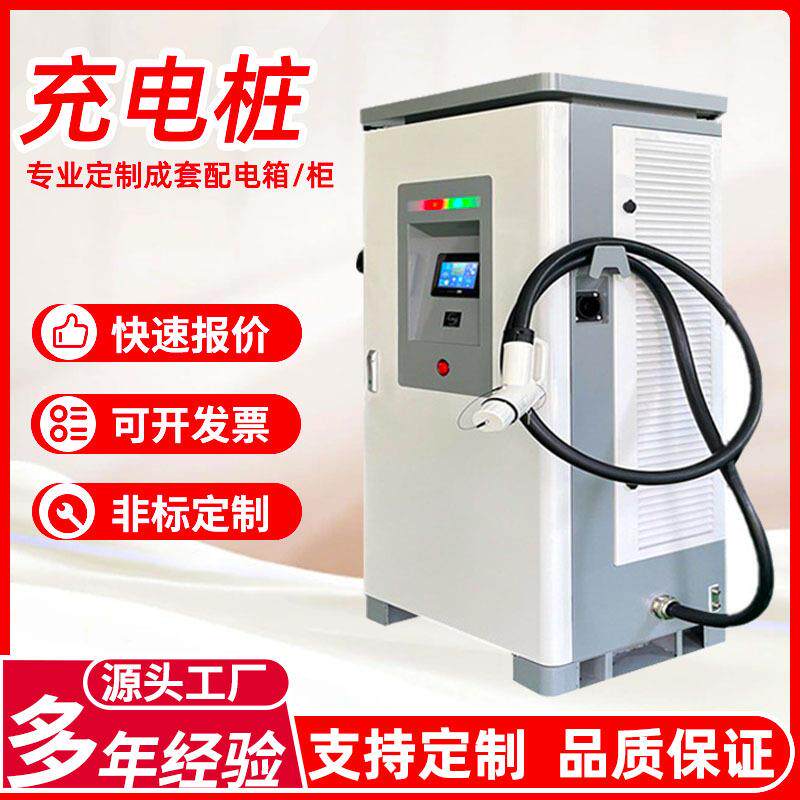 120KW新能源充电桩汽车电动车充电站双枪快充家用商用直流充电桩 - 实物图