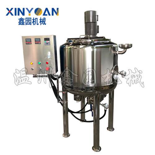 工厂直销电加热乳化罐化妆品高剪切乳化器304/316l不锈钢乳化罐