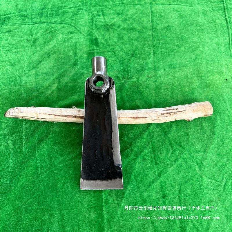 。户外锄头多功能农用工具手工锻打老式加厚多功能锄头可拆卸铲锄