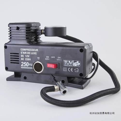 220用V车载家用充气泵小轿车便携811式车轮胎大功率电动打气泵12V