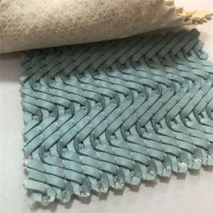 工厂直销 编织皮革 PU编织 超纤编织 高档箱包编织革鞋材家具装饰