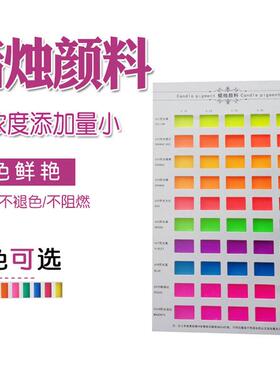 耐高温不褪色不变色透明度高荧光大红不阻燃抗阻燃工艺蜡烛颜料