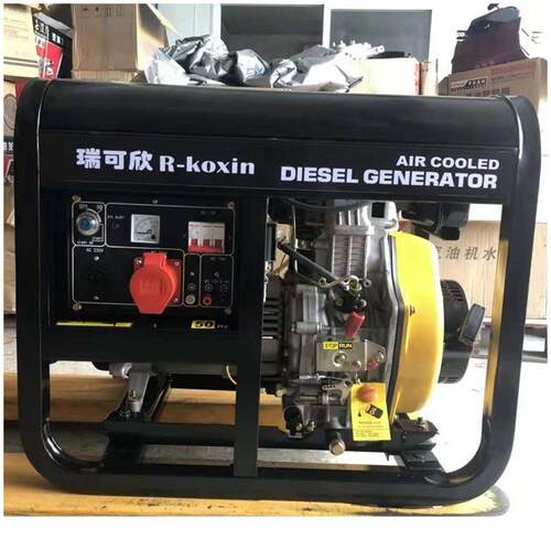 移动式5KW柴油发电机组单三相小型发电机家用商用静音