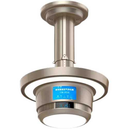 棋牌室季净化器抽烟机管道空气外排吸烟 灯洁麻将机吊顶抽风机