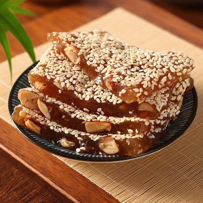 徐牛皮花生牛皮糖402g重庆特产芝麻牛筋糖软糖怀旧零食陈皮软糖