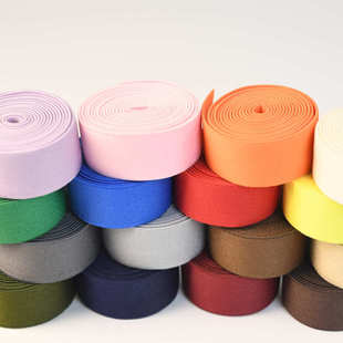 彩色双面绒松紧毛面服装弹力带氨纶锦纶柔软裤腰调节高弹尼龙松紧