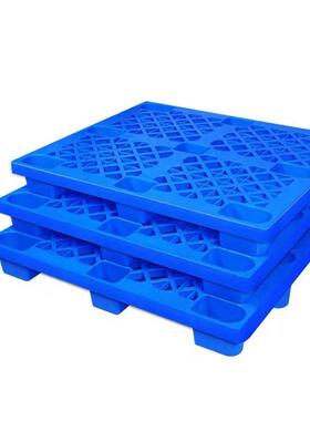 加塑料格托盘网九脚厚塑胶卡板叉车栈仓库防潮地台板物流HUU托板