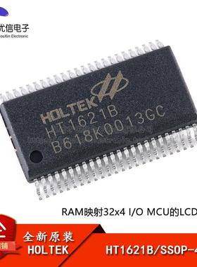 原装正品 HT1621B SSOP-48 RAM映射32*4 LCD控制器芯片I/O MCU