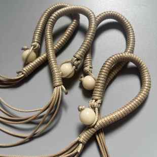 蜡绳手把果壳风铃专用手工编织DIY材料包挂饰坠绳拉坏绳手柄绳头