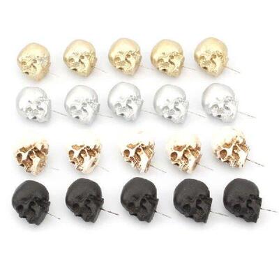 5pcs/box Resin Skull Thumbtack Drawing Pins Pushpin Cork